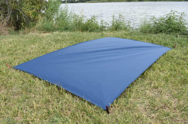 blue ground cover tarp