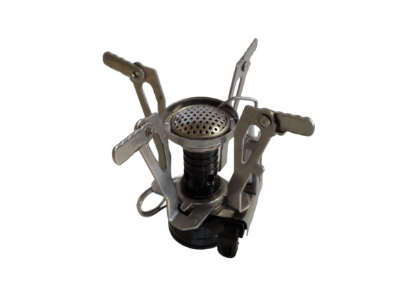 backpacking stove open